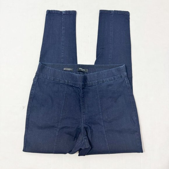 Nine West NWOT Sz 12  Dark Wash Skinny Uplifter Pull On Pants - Picture 3 of 9